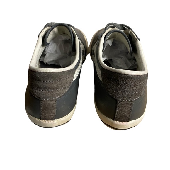 Onitsuka Tiger Men's Gray Low Top Leather Sneakers - Picture 3 of 8